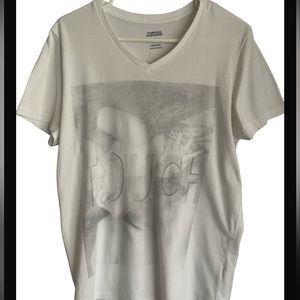 Mens White Foreign Exchange Short Sleeve Tee